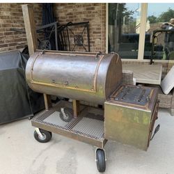Custom Made 3/4 Inch Steel Smoker-Grill 