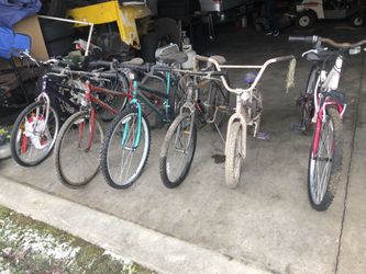 Variety Of Bikes