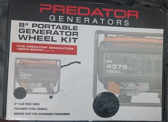 Harbor Freight Portable Generator Wheel Kit, Never Used
