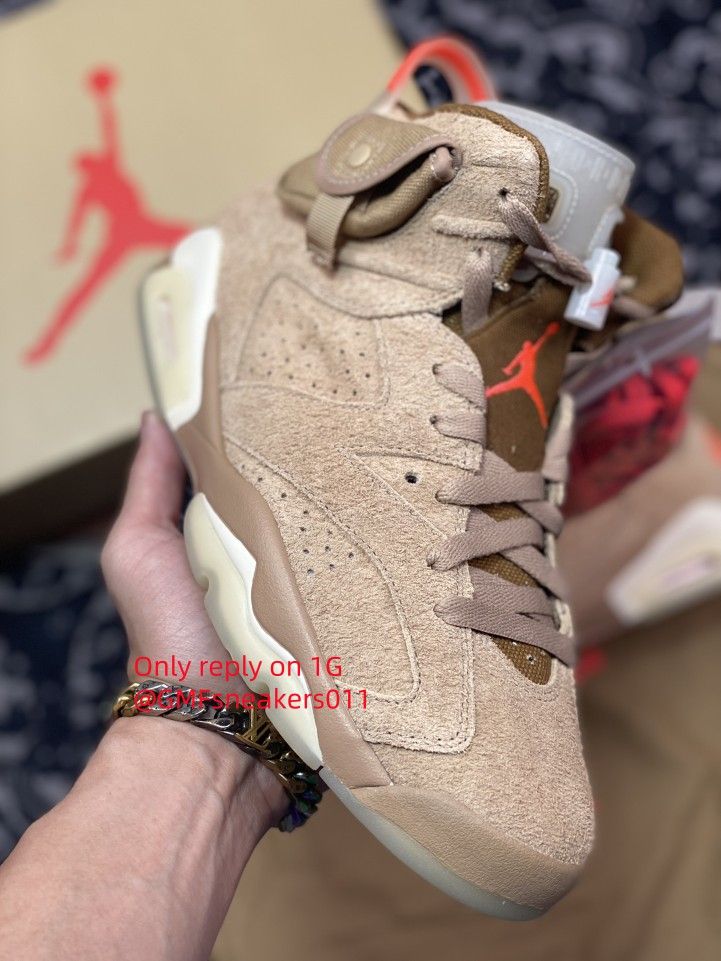 Travis Scott x Air Jordan 6 AJ6 TS British Khaki