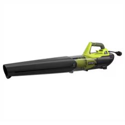 RYOBI 135 MPH 440 CFM 8 Amp Corded Electric Jet Fan Leaf Blower=Ryb-328