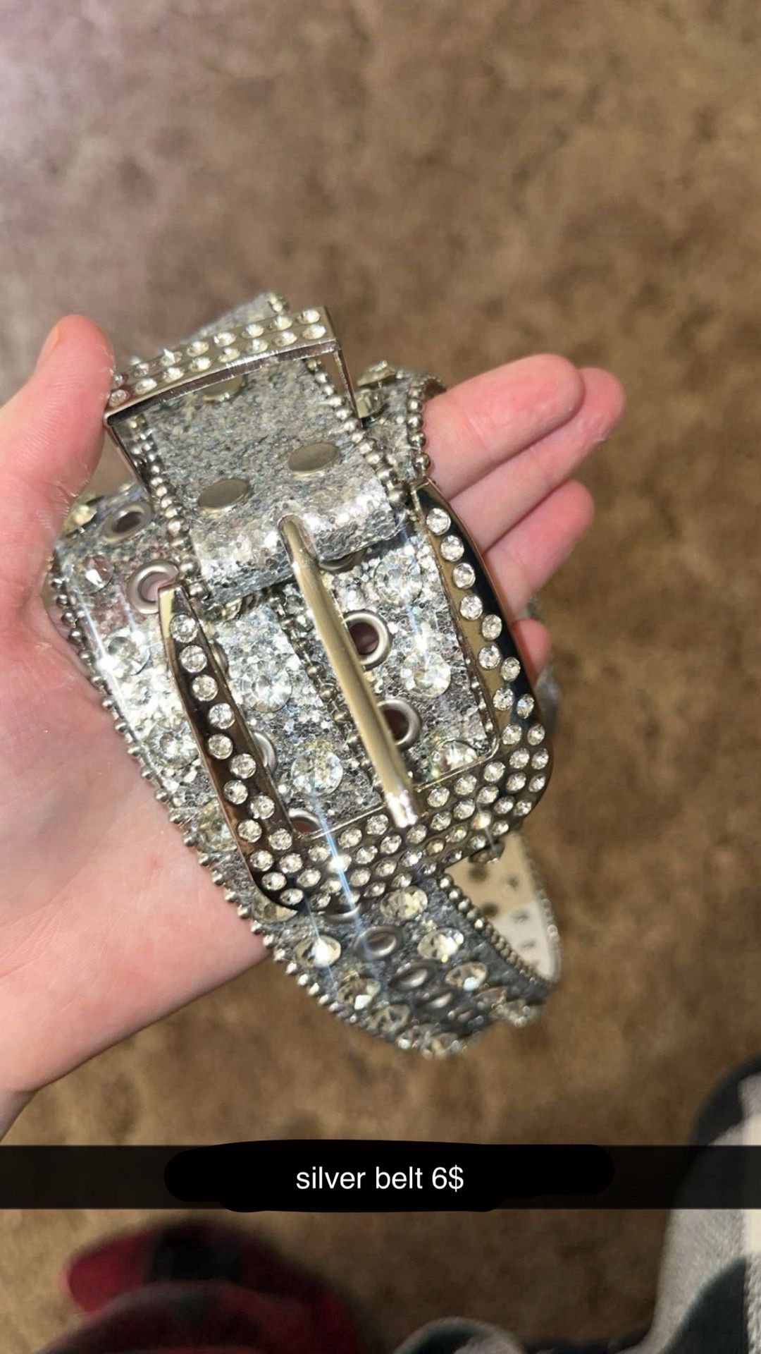 silver belt