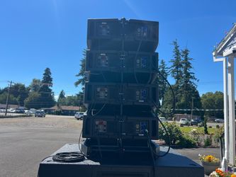 Complete audio setup Rcf HDL30 and subs 9006