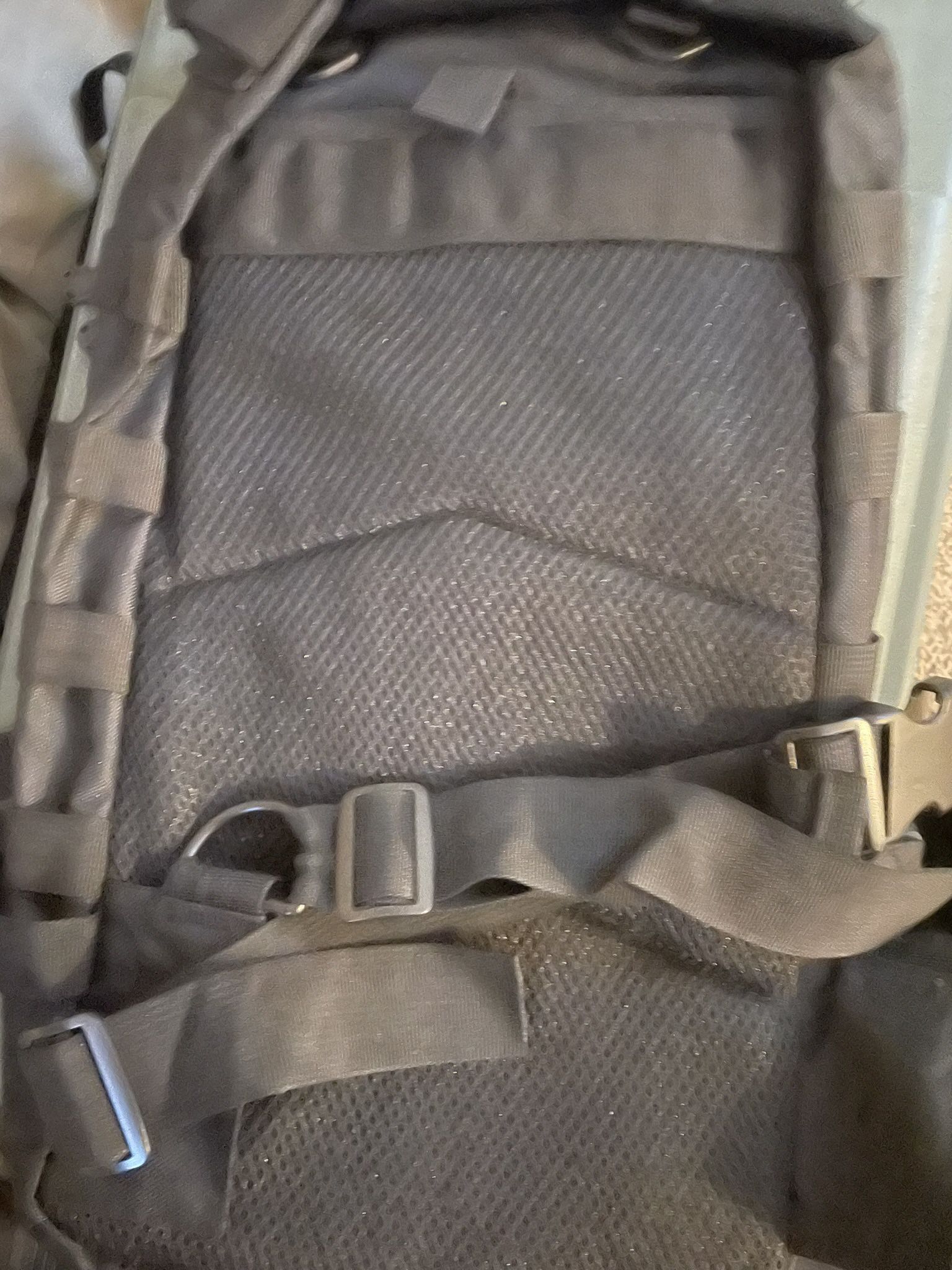 Black military grade backpack 