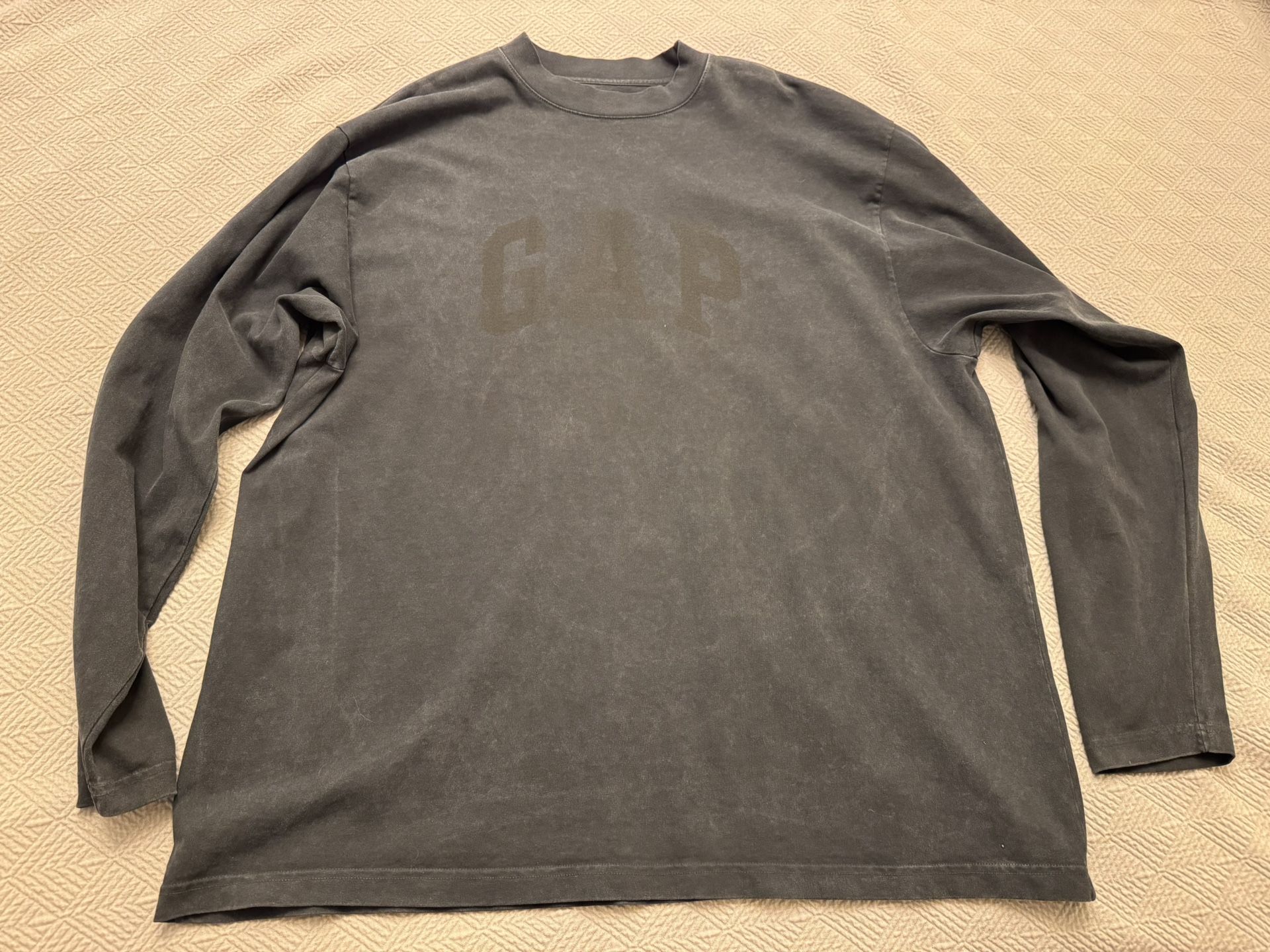 Yeezy Gap Engineered by Balenciaga Dove Long-Sleeve Tee Size M, Made In USA