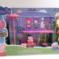 NEW Peppa Pig Peppa's Ultimate Play Center Playset 11 Pieces Age 3+       categories: Peppa pig, toys, figures, playset, animals, girls, kids, collect