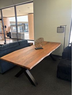 Acacia live edge table