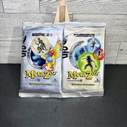 Metazoo 1st edition sealed packs 12 cards per 2022 lot of 2 