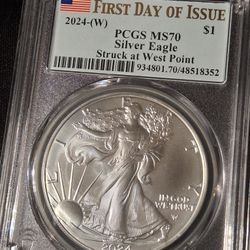2024-W PCGS MS70 Silver EAGLE