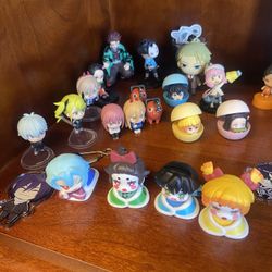Anime Figures, Keychains, Cards, Misc. 