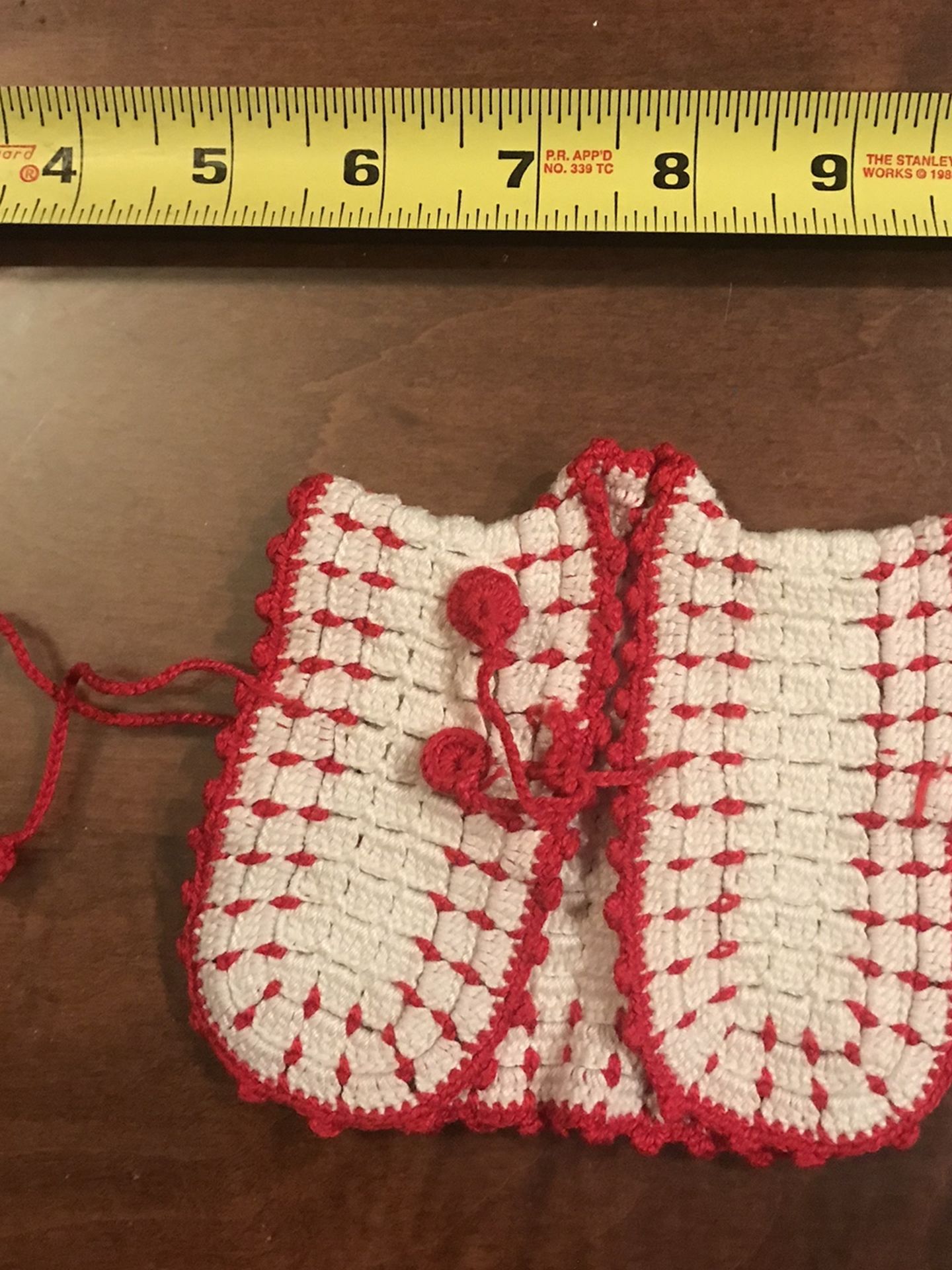 Vintage hand Made Barbie Doll Poncho