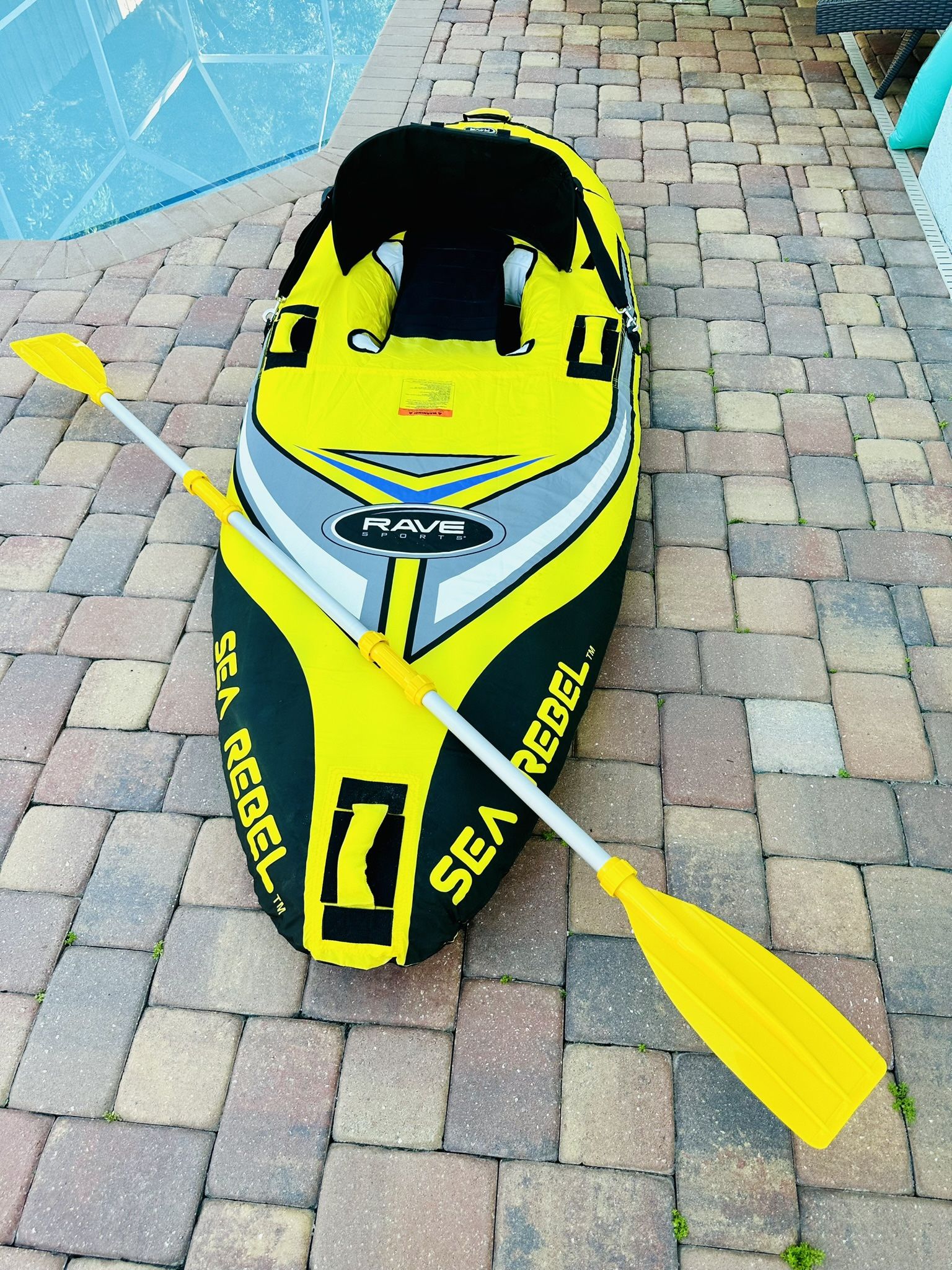 Rave Sports Sea Rebel Inflatable Kayak - Like New