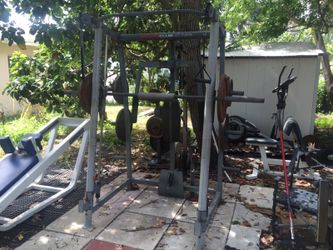 smith machine total body workout..