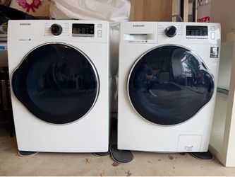 Compact front load Samsung washer and dryer