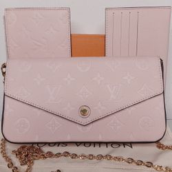 LV Felicia Pochette Monogram Pink