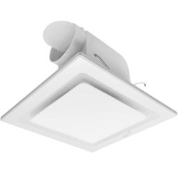 Bathroom Fan Ceiling Mount Exhaust Ventilation, 141 CFM 0.7 Sones,4 Inches Duct, White, Very Quiet Ventilation and Exhaust Fan