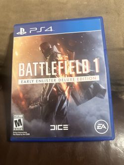 PS4 Game Battlefield 1