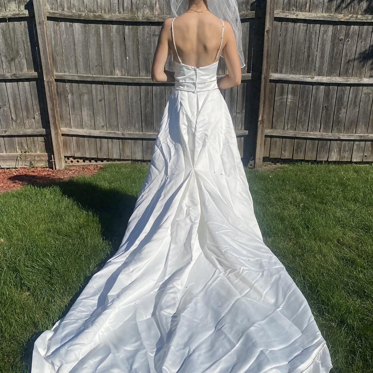 Women's White and Silver Dress(49)45