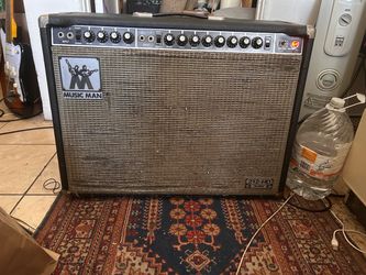1974 Music Man HD130 2X12 combo amplifier.