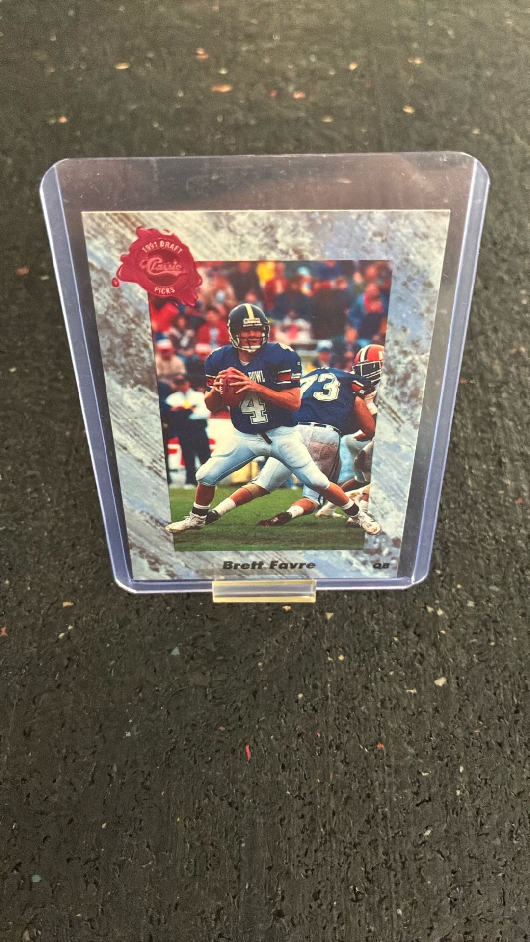 Brett Favre Classic Draft Pick Card #129 Rookie Card