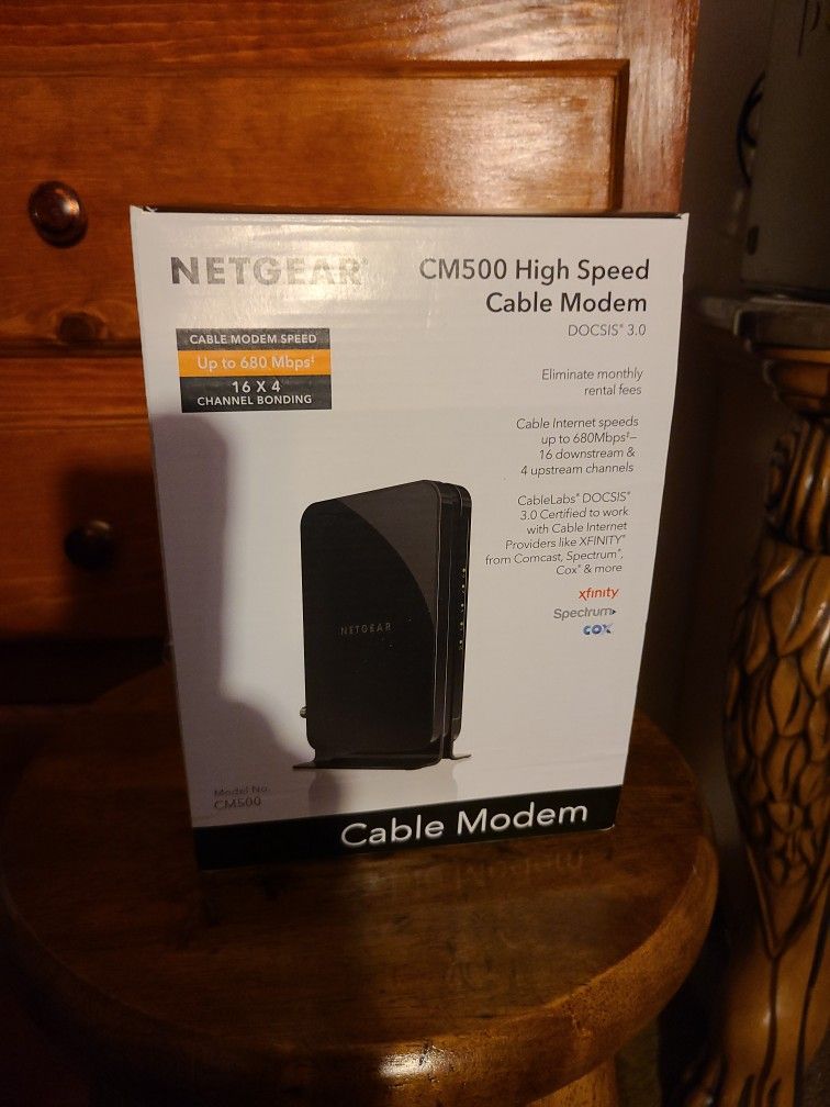 Net gear Cm500 High Speed  Cable Modem  Best Cash Offer