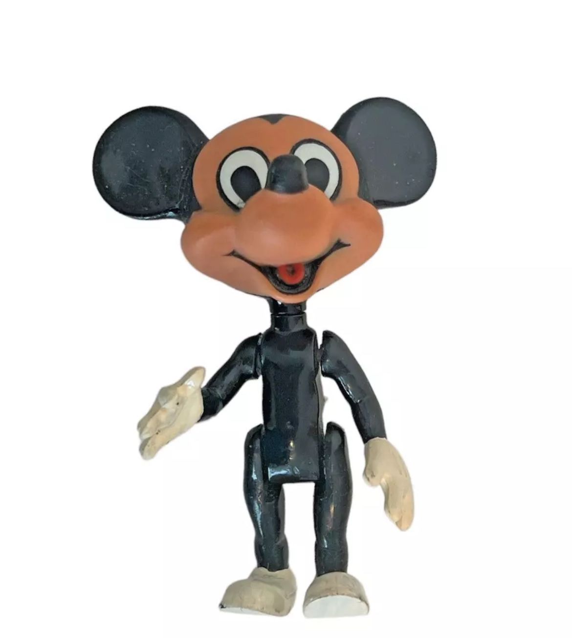 Mickey Mouse Walking Skiddle Kiddle Mattel 1967 Toy Figure Vintage Walt Disney