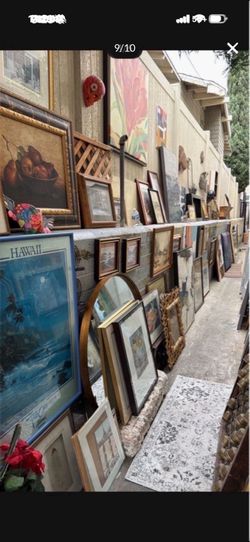 Art sale tomorrow 805 Washington Del Giorgio’s store Hillcrest