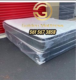 Queen Mattress Set PillowTop – Brand New –  Same Day Delivery Available 🚚