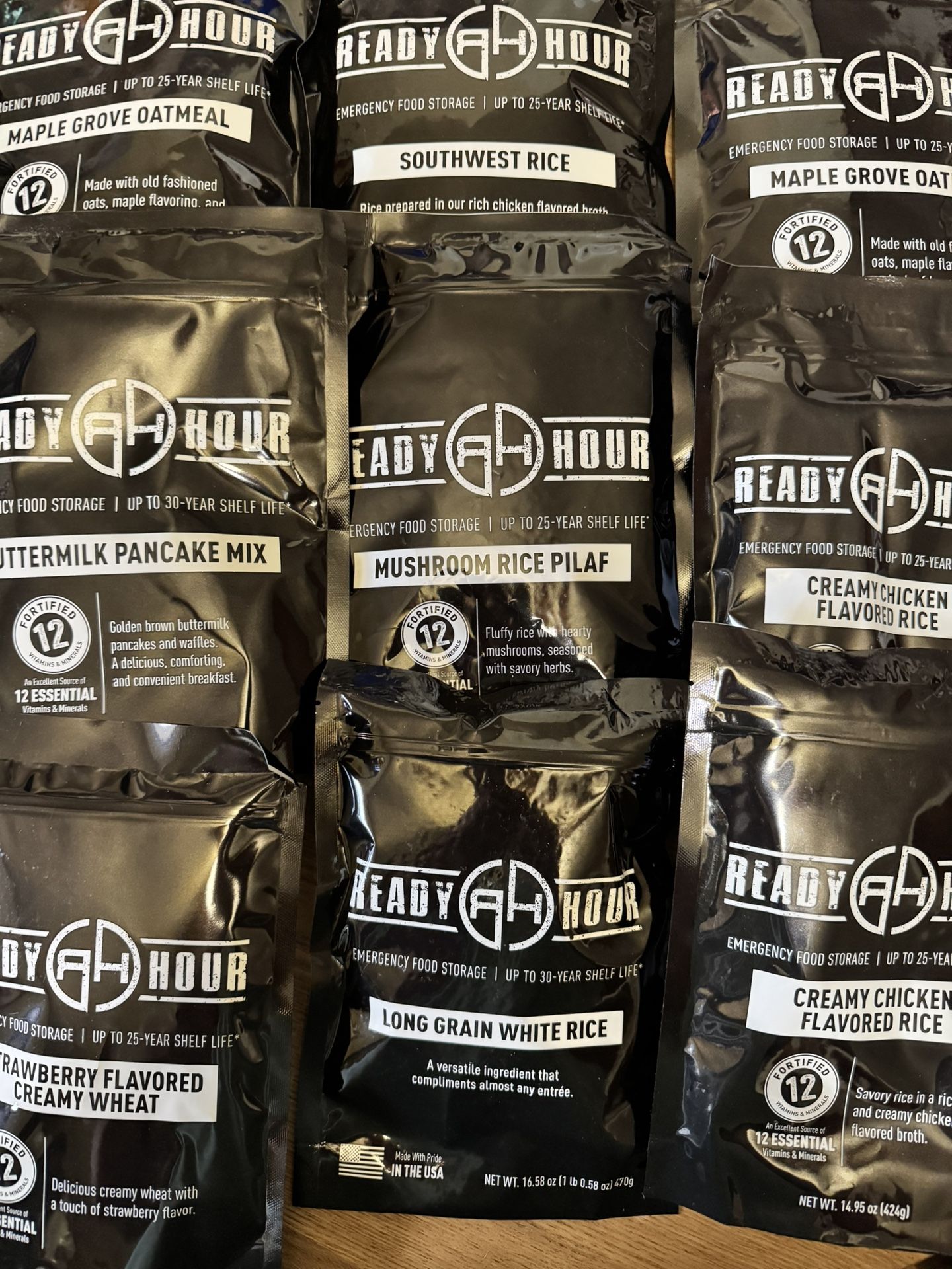 4 Week Supply “Ready hour” Emergency Food-MRES