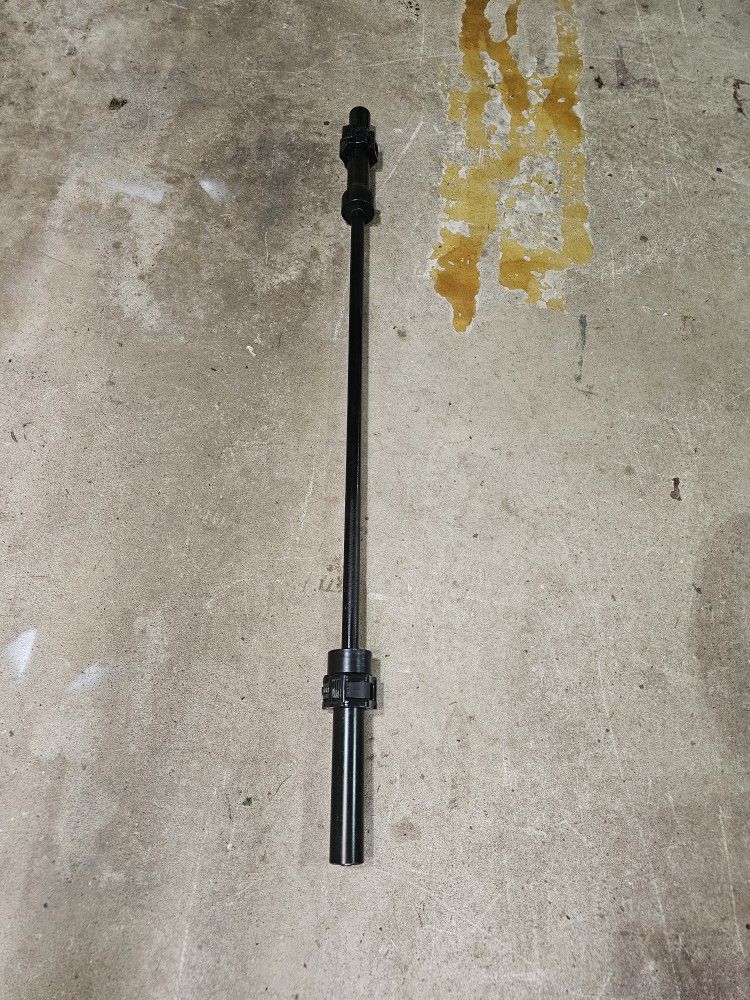 5 Foot Solid Olympic 2" Weight Bar W/ Snap Lock Collars