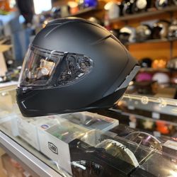 Helmet New Dot Flat Black Motorcycle Helmet $150