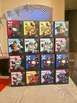 McDonalds Hello Kitty x Godzilla Box Figures
