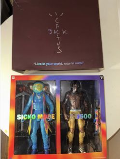 Travis Scott x Catcus Jack Fortnite collab action figure