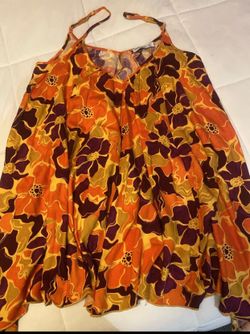 AZ Jean Co Floral Size S Spaghetti Strap Sundress Summer Dress