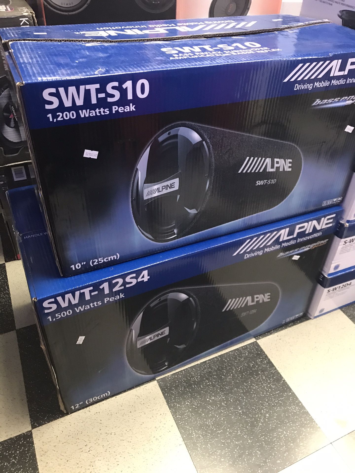 Alpine Bass tube 12 Inch Subwoofer On Sale Today For