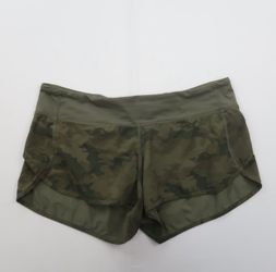 Camo Lululemon Speed Up Shorts