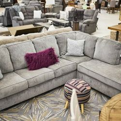 
🎉New Furnitures ~~Have delivery sofa loveseat living room set couch ■ Alt Alloy Beige Sleeper Sectional  Or Sectional 