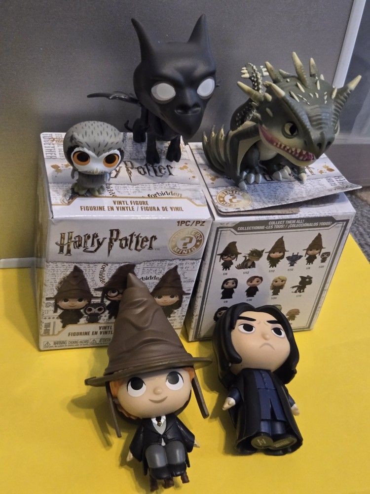Harry Potter Character Mini 3" Collectible Funko Mystery Mini Combo Set