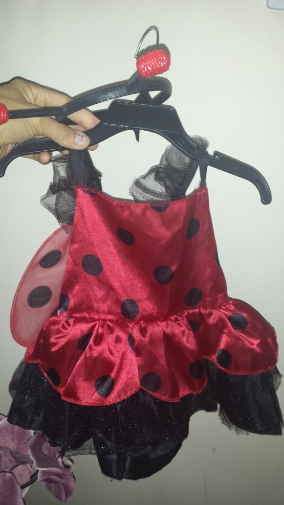 Cute lady bug costume for baby 6m -2 years