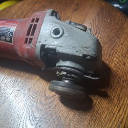 4 1/2" Milwaukee corded grinder(diamond wheel included for only $10)
