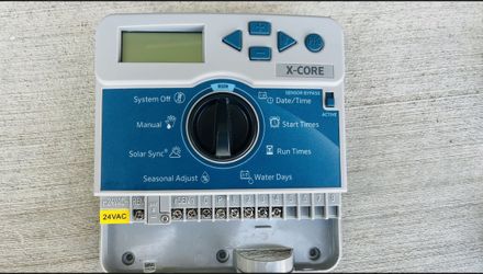 Hunter XCore 4 Station Sprinkler Controller With Solar sync