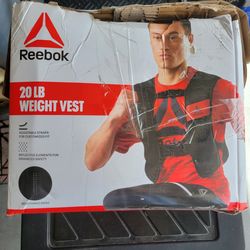 New Open Box Reebok 20lb Weight Vest $25