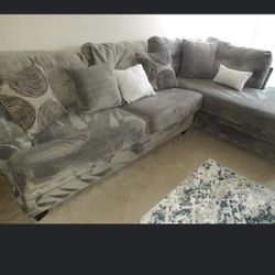 Gray Sectional 