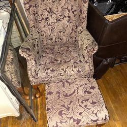 FREE Memorial Day Special! Wing Chair With Ottoman!