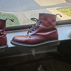 Red Dr Martens Size 10
