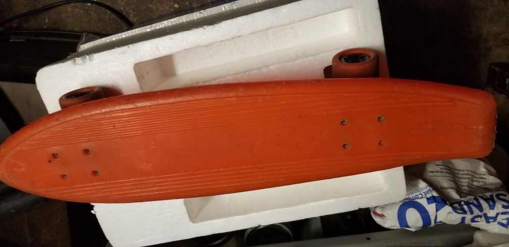 70s Plastic Bullet Skateboard Works Mint