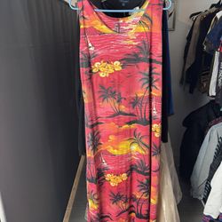 Hawaii Beach Long Dress $3