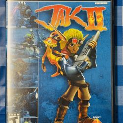 Jak II (Sony PlayStation 2, 2003) With Manual Fast Shipping Black Lable