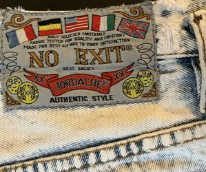VTG 80s NO EXIT - Jordache Acid Wash Cutoffs Size 7/8 Fits Like 4/6 OBO