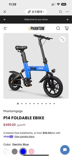 phantomgogo EBIKE （firm price ）